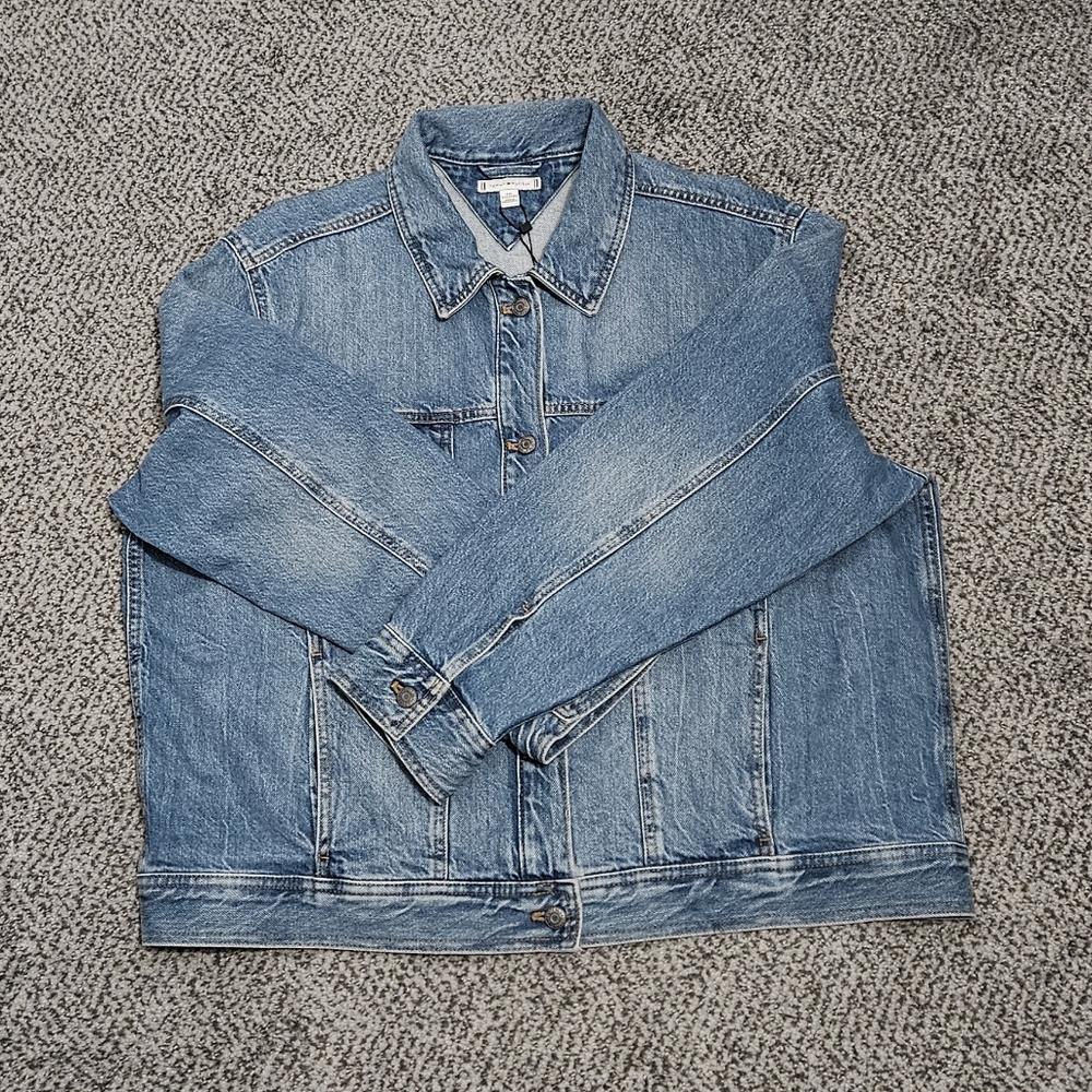 NWT: Women's Tommy Hilfiger Classic Denim Jacket - XXL - Picture 6 of 12